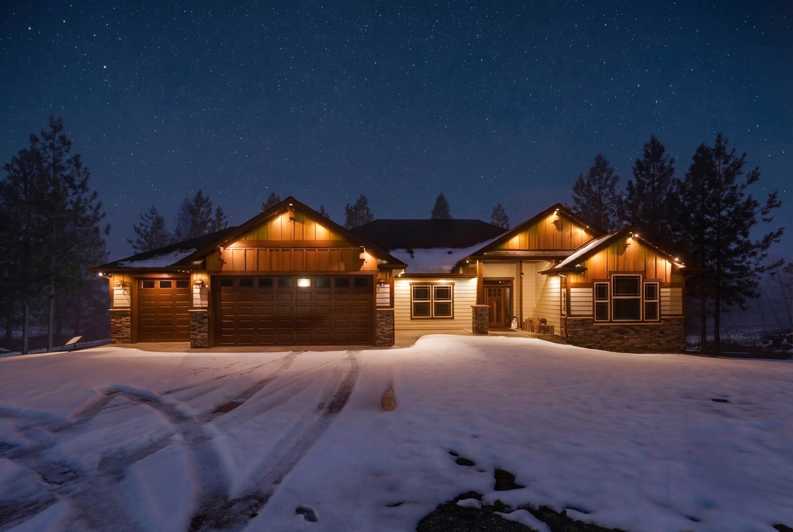 Permanent Outdoor Lighting in Post Falls, ID